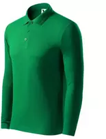 Malfini Pique Polo LS M MLI-22116 žali polo marškiniai