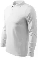 Malfini Single J. LS M MLI-21100 balti polo marškinėliai