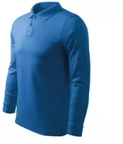 Malfini Single J. LS M polo marškiniai MLI-21114 azure