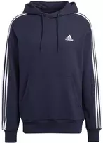 Adidas Essentials prancūziško frotė džemperis su gobtuvu 3 juostelės, M, IC0436