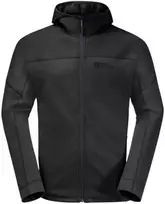 Polarinis džemperis su gobtuvu vyrams Jack Wolfskin Hirschberg Hooded FZ M 1710881-6000