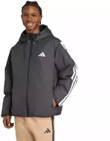 Vyriška adidas Essentials Climawarm 3-Stripes striukė su gobtuvu, juoda JM4042