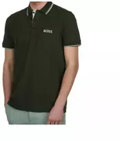 Boss Paddy Pro Atvirumo Žalias Polo Marškinėliai M 50469102-355