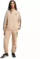 Vyriškas Adidas Sportwear Basic 3-Dryžių Austas Sportinis Kostiumas Smėlio Spalvos JX3149