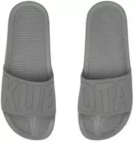 Kubota paprastos vienspalvės baseino šlepetės pilkos K25SS-101-005-22-1