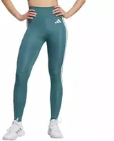 Adidas Optime Essentials Moteriški 7/8 leginsai su 3 juostelėmis, žali JY2152