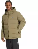 Vyriškas adidas Helionic Climawarm striukė su gobtuvu, alyvuogių JX0580