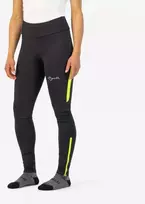 Moteriškos kelnės CORE juodos-fluorescencinės XS Rogelli