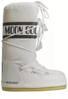 Moteriški Moon Boot MB Icon Nylon balti žiemos sniego batai - 80D1400440-A001