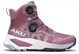 Madingi rožiniai ir pilki moteriški sportiniai trekingo batai Aku Furiosa BOA GTX Vibram