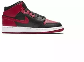 Air Jordan 1 Mid Banned GS retro batai - 554725-074