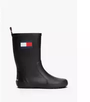 Tommy Hilfiger lietaus batai FLAG RAIN BOOT T3XC-33923-0047999 JUODI