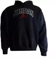 Air Jordan Brooklyn Fleece Vyriškas Džemperis su Gobtuvu Juodas - IB7241-010