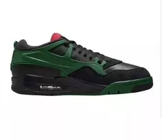 Air Jordan 4 RM Juodi/Tamsiai žali sportbačiai - FQ7939-003