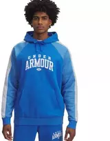 Vyriškas Under Armour Rival Fleece spalvotas džemperis su gobtuvu mėlynas 6003958 402