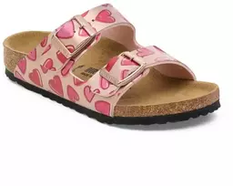 Birkenstock ARIZONA KIDS BS 1030434 ELECTRIC METALLIC COPPER HEARTS basutės (standartinis plotis)