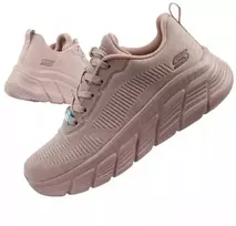 Skechers Bobs B Flex madingi rožiniai moteriški kedai