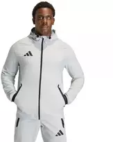 Vyriška adidas Tiro 26 kelioninė striukė nuo vėjo, šviesiai pilka KD3336