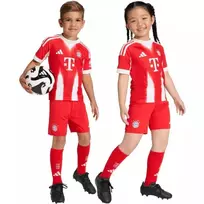 adidas FC Bayern 25/26 Namų raudonas JN8510 vaikiškas sportinis komplektas