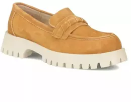 Moteriški zomšiniai odiniai brogai, camel spalvos, Filippo DP7554