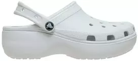 Crocs Classic Platform moteriškos klumpės, kreminės spalvos 206750 1NK