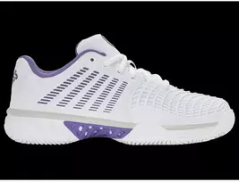 K-Swiss EXPRESS LIGHT 3 HB Baltas/PURPLE HAZE/LUNAR ROCK-M sportbačiai (98563-160-M)