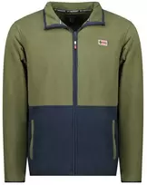 Geographical Norway vyriškas flisinis džemperis Touki Fz Kaki Db Men 233 chaki (WZ6702H/GN-Kaki)