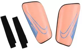 Nike Mercurial Hardshell vaikiškos futbolo blauzdų apsaugos, oranžinės DN3614 852