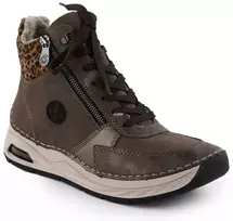 Moteriški rudų leopardo rašto aulinukai Rieker 44565-25