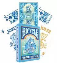 Bicycle „Under The Sea“ žaidimo kortos – povandeninės iliustracijos, 52+2
