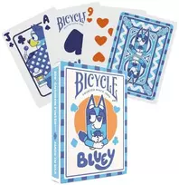 Bicycle Bluey žaidimo kortų kaladė – 52 kortos + 2 džokeriai