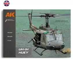 Ak Interactive UH-1H Huey sraigtasparnio nuotraukų knyga, 108 p., minkštas viršelis, EN