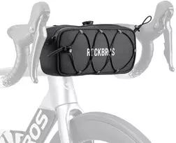 Rockbros TL001 ROAD TO SKY 1.9L Atsparus vandeniui Handlebar Bike Bag - Juodas