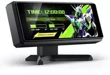 Monitorius Jonsbo DS339 Mini Ekranas, 3,39 col. IPS Bildschirm, USB Anschluss, kompakt – juodos spalvos