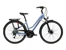 KROSS Trans 4.0 D MY26 / Blue-Black Matte / moteriškas miesto dviratis (28") (L)