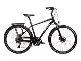 KROSS Trans 7.0 MY26 / Black-Silver Glossy / miesto dviratis (28'')  (L)