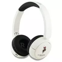 U.S. Polo Assn. US Polo Bluetooth Over-Ear Headphones USHPV6PUNH white | white DH Color Logo
