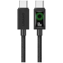 USAMS U92 data transfer and charging cable | USB-C to USB-C | 60W | 1.2m | black