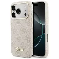 GUESS 4G Script phone case with MagSafe support for iPhone 17 Pro Max, pink