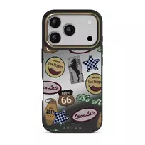 Open Late - iPhone 17 Pro Case, Elite Mirror Dark (MagSafe) / Gold