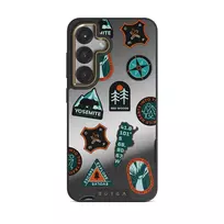 Basecamp - Samsung Galaxy S25 Case, Elite Mirror Dark (Magnetic) / Gold