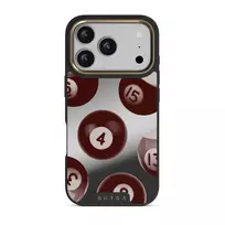 Cue - iPhone 17 Pro Case, Elite Mirror Dark (MagSafe) / Gold