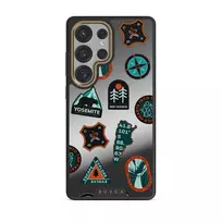 Basecamp - Samsung Galaxy S25 Ultra Case, Elite Mirror Dark (Magnetic) / Gold