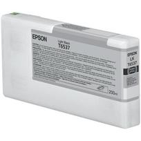 Epson T6537, Rašalo kasetė, C13T653700, 200ml, Šviesiai juoda, Epson UltraChrome HDR