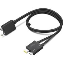 Lenovo ThinkPad Thunderbolt 4 Darbo Stoties Dokų Skirstymo Kabelis 4X91K16970, 70cm, 40Gbps, 100W įkrovimas