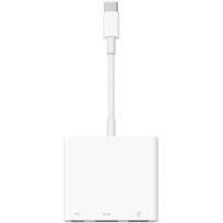Apple USB-C skaitmeninis AV multiport adapteris MW5M3ZM/A, 3840x2160 60Hz, USB-C male, HDMI female, USB female, baltas