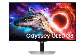 Samsung LS32HG800SUXEN Odyssey OLED G8 | 32 " | OLED | 4K | 16:9 | 240 Hz | 0.03 ms | 3840 x 2160 pixels | 300 cd/m² | HDMI ports quantity 2 | Silver