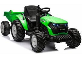 Žaidimų zona | PC | Konsolės | Priedai // Vaikiškos elektrinės transporto priemonės // Traktor Na Akumulator HC-306 Z Przyczepą Jasno Zielony 24V