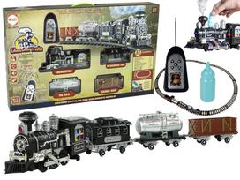 Žaidimų zona | PC | Konsolės | Priedai // Radijo valdomi žaislai ir priedai // Ogromna Kolejka Pociąg Tory Dźwięk Światła Dym R/C 206,5 cm x 153,5 cm