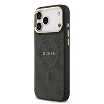 Guess PU Leather 4G Gold Frame MagSafe Case for Apple iPhone 17 Pro Max
